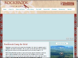 Web site www.rockbrookcamp.com, Camp Rockbrook